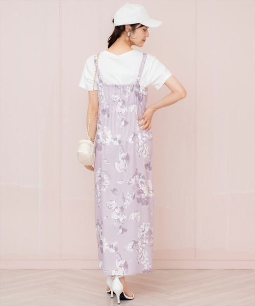 WILLSELECTION(ウィルセレクション)の「ニュアンスフラワー浴衣SET(ワンピース・レディース・ネイビー/ホワイト/ピンク・FREE)」の4枚目の写真