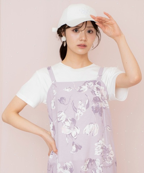 WILLSELECTION(ウィルセレクション)の「ニュアンスフラワー浴衣SET(ワンピース・レディース・ネイビー/ホワイト/ピンク・FREE)」の5枚目の写真