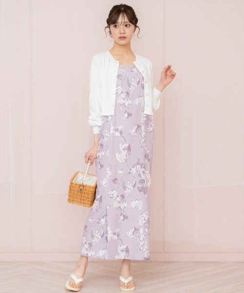 WILLSELECTION(ウィルセレクション)の「ニュアンスフラワー浴衣SET(ワンピース・レディース・ネイビー/ホワイト/ピンク・FREE)」の9枚目の写真