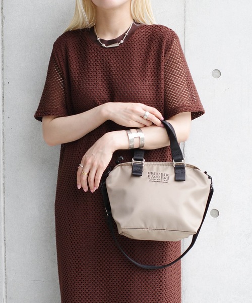 FREDRIK PACKERS(フレドリックパッカーズ)の「【FREDRIK PACKERS】FAM TOTE BAG ファム トートバッグ(トートバッグ・レディース・ブラック/シルバー/カーキ・FREE)」の9枚目の写真