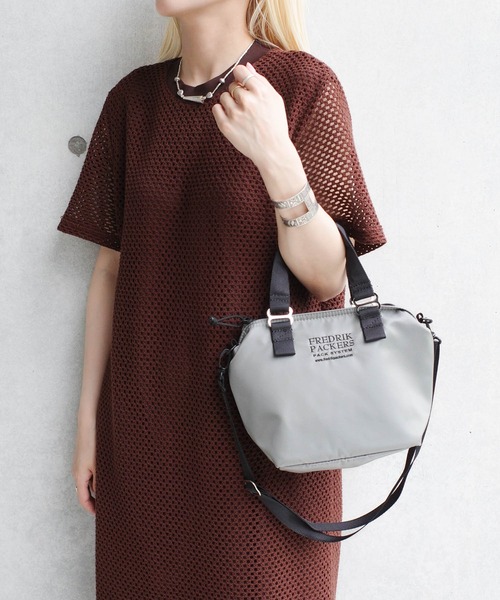 FREDRIK PACKERS(フレドリックパッカーズ)の「【FREDRIK PACKERS】FAM TOTE BAG ファム トートバッグ(トートバッグ・レディース・ブラック/シルバー/カーキ・FREE)」の12枚目の写真