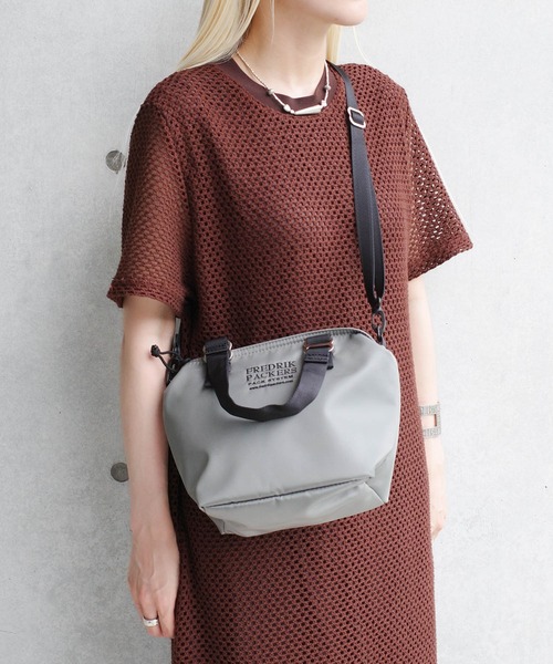 FREDRIK PACKERS(フレドリックパッカーズ)の「【FREDRIK PACKERS】FAM TOTE BAG ファム トートバッグ(トートバッグ・レディース・ブラック/シルバー/カーキ・FREE)」の13枚目の写真