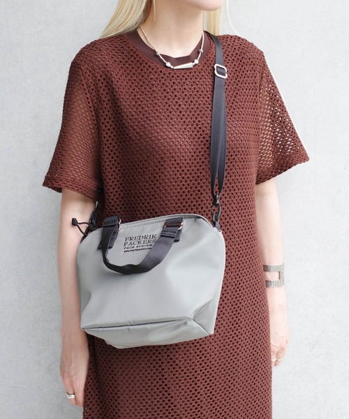 FREDRIK PACKERS(フレドリックパッカーズ)の「【FREDRIK PACKERS】FAM TOTE BAG ファム トートバッグ(トートバッグ・レディース・ブラック/シルバー/カーキ・FREE)」の14枚目の写真