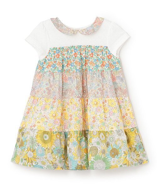 SENSE OF wonder  リバティワンピース　　130センチ sense of wonder（ファッション） ワンピース シャツワンピース