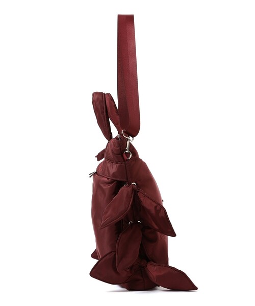 Casselini（キャセリーニ）の「【別注】Casselini / リボン ヘルメット バッグ（トートバッグ・レディース・ブラック/ボルドー・ONE SIZE）」の19枚目の写真