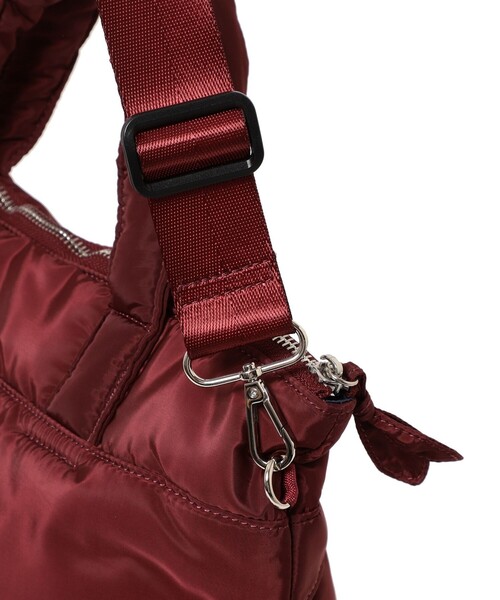 Casselini（キャセリーニ）の「【別注】Casselini / リボン ヘルメット バッグ（トートバッグ・レディース・ブラック/ボルドー・ONE SIZE）」の22枚目の写真