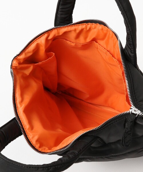 Casselini（キャセリーニ）の「【別注】Casselini / リボン ヘルメット バッグ（トートバッグ・レディース・ブラック/ボルドー・ONE SIZE）」の7枚目の写真