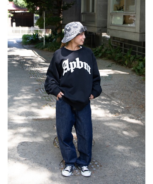 APPLEBUM（アップルバム）の「“Apbm” Crew Sweat（スウェット・メンズ・ネイビー/グレー/ブラック・XX-LARGE/X-LARGE/LARGE/MEDIUM）」の11枚目の写真