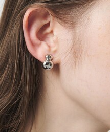 UNITED ARROWS | 2オーバル ドーム イヤリング(イヤリング)