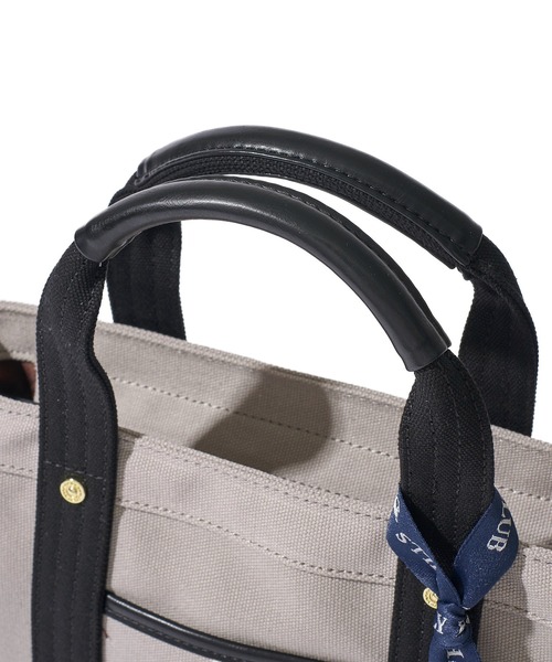 BEVERLY HILLS POLO CLUB(ビバリーヒルズポロクラブ)の「【Beverly Hills Polo Club/ビバリーヒルズポロクラブ】ポニー刺繍キャンバストートバッグXS(ショルダーストラップ付)(トートバッグ・レディース・ホワイト系1/グレー/ブラック/ホワイト系2・FREE)」の13枚目の写真