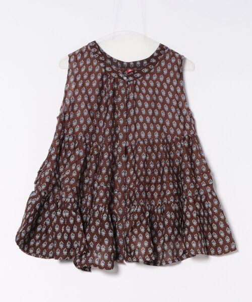 チャイハネ(チャイハネ)の「【チャイハネ】アシミーナノースリーブトップス(その他トップス・レディース・ホワイト/レッド/ブラウン/ネイビー・FREE)」の2枚目の写真