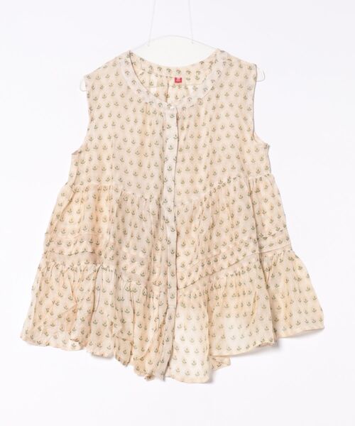 チャイハネ(チャイハネ)の「【チャイハネ】アシミーナノースリーブトップス(その他トップス・レディース・ホワイト/レッド/ブラウン/ネイビー・FREE)」の1枚目の写真