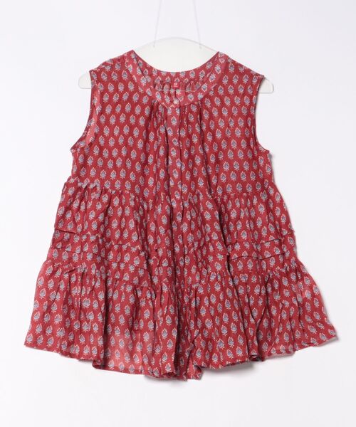 チャイハネ(チャイハネ)の「【チャイハネ】アシミーナノースリーブトップス(その他トップス・レディース・ホワイト/レッド/ブラウン/ネイビー・FREE)」の5枚目の写真