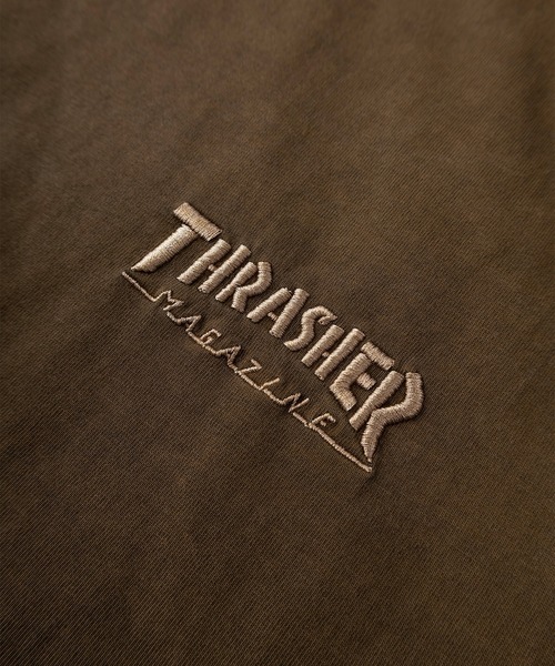THRASHER(スラッシャー)の「【70】【THRASHER/スラッシャー】ピグメント加工 ボックスプリント マガジン Tシャツ/バックプリント/ オーバーサイズ(Tシャツ/カットソー・メンズ・ピンク/ブラウン/チャコールグレー/グレー/サックスブルー・M/L/XL)」の14枚目の写真