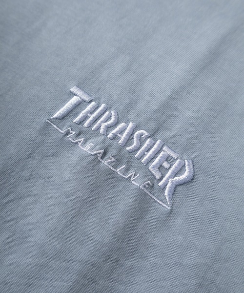 THRASHER(スラッシャー)の「【70】【THRASHER/スラッシャー】ピグメント加工 ボックスプリント マガジン Tシャツ/バックプリント/ オーバーサイズ(Tシャツ/カットソー・メンズ・ピンク/ブラウン/チャコールグレー/グレー/サックスブルー・M/L/XL)」の16枚目の写真