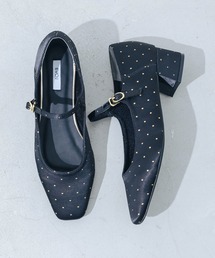 EVOL（イーボル）の「【柔らかい・クッション入り】スクエア4cmメリージェーンパンプス IZ5774（パンプス）」