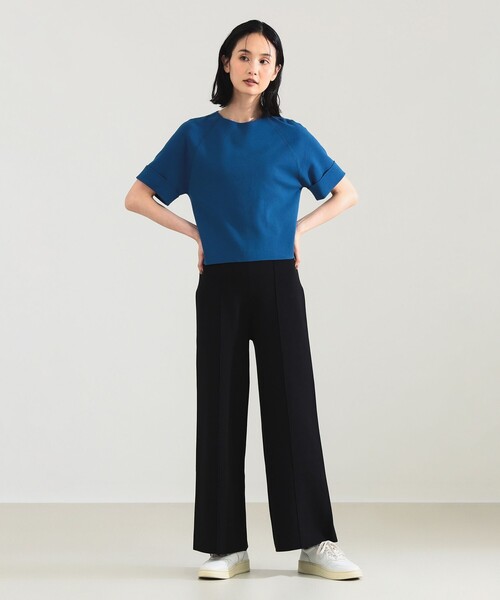 Demi-Luxe BEAMS（デミルクス ビームス）の「【1/1値下げ】AK+1 / スムース ニットパンツ［手洗い可］（その他パンツ・レディース・グレー/ブラック・36/38）」の7枚目の写真