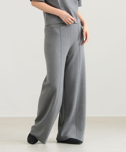 Demi-Luxe BEAMS（デミルクス ビームス）の「【1/1値下げ】AK+1 / スムース ニットパンツ［手洗い可］（その他パンツ・レディース・グレー/ブラック・36/38）」の15枚目の写真