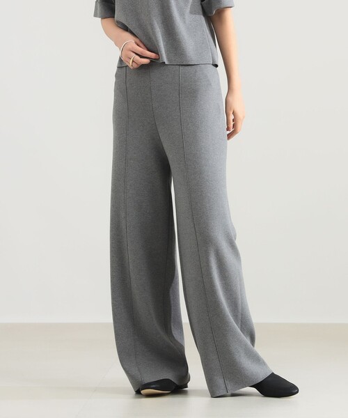 Demi-Luxe BEAMS（デミルクス ビームス）の「【1/1値下げ】AK+1 / スムース ニットパンツ［手洗い可］（その他パンツ・レディース・グレー/ブラック・36/38）」の16枚目の写真