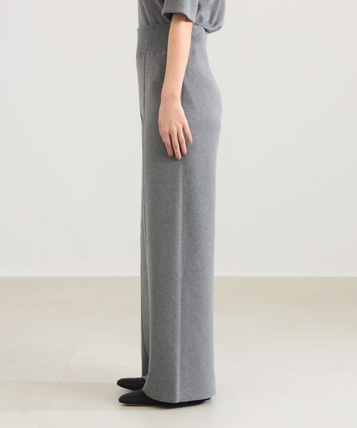 Demi-Luxe BEAMS（デミルクス ビームス）の「【1/1値下げ】AK+1 / スムース ニットパンツ［手洗い可］（その他パンツ・レディース・グレー/ブラック・36/38）」の21枚目の写真
