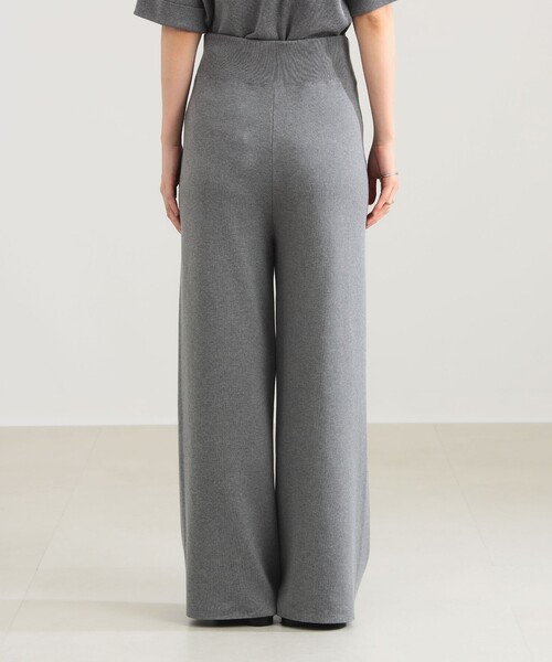 Demi-Luxe BEAMS（デミルクス ビームス）の「【1/1値下げ】AK+1 / スムース ニットパンツ［手洗い可］（その他パンツ・レディース・グレー/ブラック・36/38）」の22枚目の写真