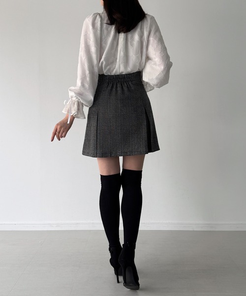 JUNOAH（ジュノア）の「グレンチェックオーバーサイズジャケット