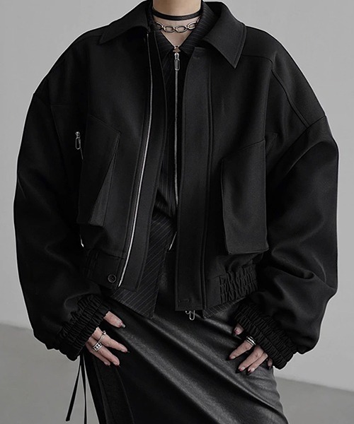 CHENTAITAI】ボリュームショートブルゾン CTW25a004（ブルゾン