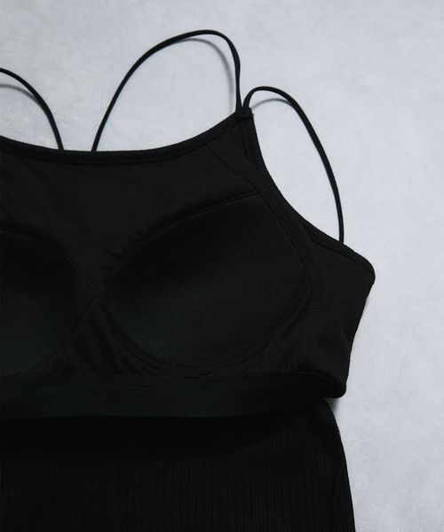 VIS（ビス）の「アメスリカップ付きインナーキャミソール（キャミソール・レディース・ホワイト/ブラック/ダークブラウン・FREE）」の19枚目の写真
