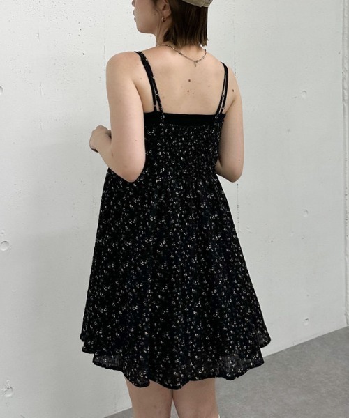 archives（アルシーヴ）の「花柄ミニキャミワンピース（ワンピース・レディース・アイボリー/ブラック/ブラウン・MEDIUM）」の19枚目の写真