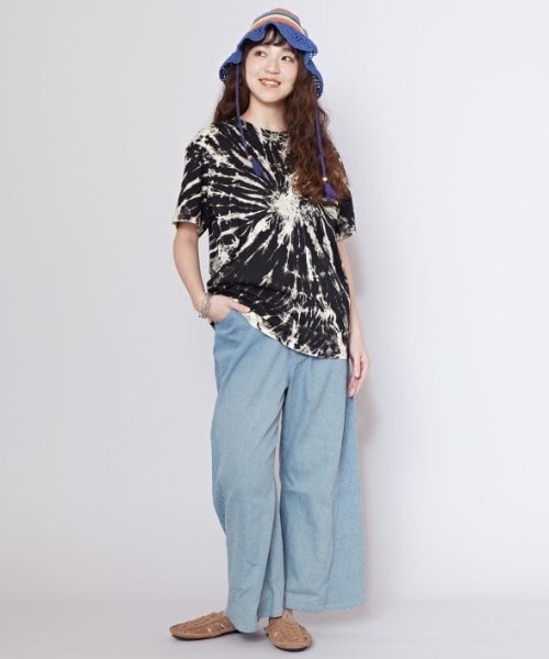 チャイハネ（チャイハネ）の「【チャイハネ】タイラングメンズTシャツ（Tシャツ/カットソー・メンズ・ブルー/グレー/ブラック・FREE）」の5枚目の写真