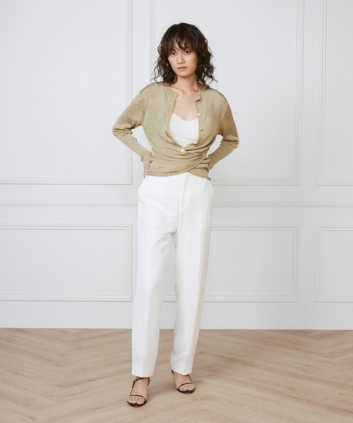 INED(イネド)の「メタリックヤーンカーディガン《la veille by SUPERIOR CLOSET》(カーディガン/ボレロ・レディース・ゴールド/シルバー・9号)」の9枚目の写真