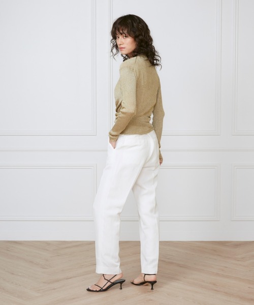 INED(イネド)の「メタリックヤーンカーディガン《la veille by SUPERIOR CLOSET》(カーディガン/ボレロ・レディース・ゴールド/シルバー・9号)」の7枚目の写真