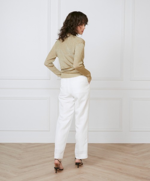 INED(イネド)の「メタリックヤーンカーディガン《la veille by SUPERIOR CLOSET》(カーディガン/ボレロ・レディース・ゴールド/シルバー・9号)」の6枚目の写真