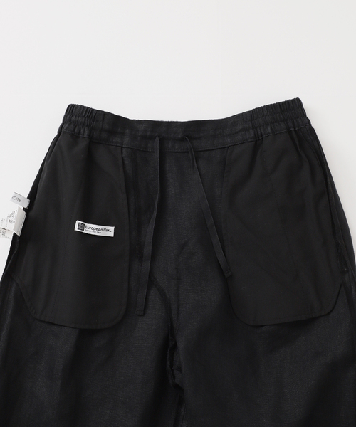 B.C STOCK(ベーセーストック)の「《追加5》手洗い可 / フレンチリネンストレートパンツ(その他パンツ・レディース・ブラック/カーキ/ベージュ・SMALL/MEDIUM)」の14枚目の写真