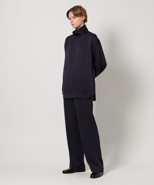 LOEFF(ロエフ) クロップドテーパードパンツ 黒 LOEFF＞テーパード パンツ（その他パンツ）｜LOEFF（ロエフ）の