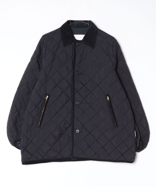 GYMPHLEX（ジムフレックス）の「Gymphlex/ジムフレックス　キルトダウン パフスリーブ ミドルコート　QUILT DOWN PUFF SLEEVE MIDDLE COAT　GY-A0717 NYM（ダウンジャケット/コート・レディース・オリーブ/ブラック/ライトベージュ・14）」の14枚目の写真