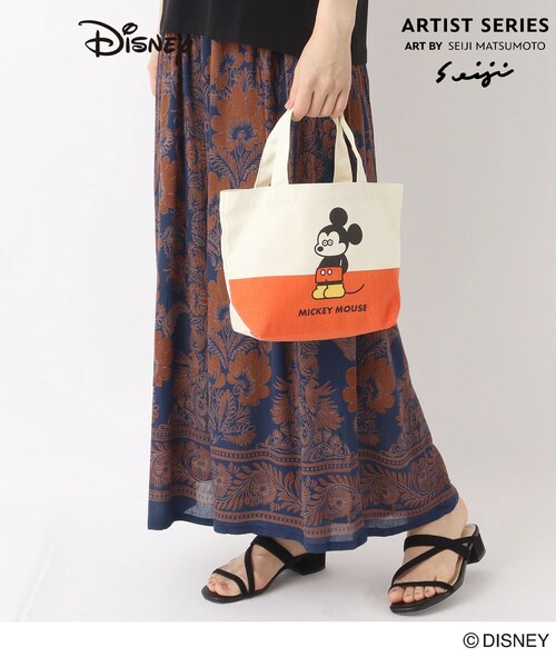 ゼベワン 中華限定 バッグ ワンズテラス限定】ディズニー マチ付きバッグ 松本セイジ（その他雑貨
