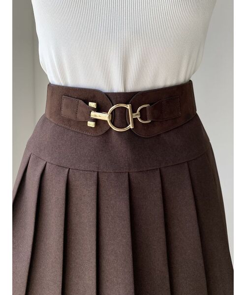 RESEXXY（リゼクシー）の「ワイドゴムベルト（ベルト・レディース・アイボリー/ブラック/ブラウン・FREE）」の7枚目の写真