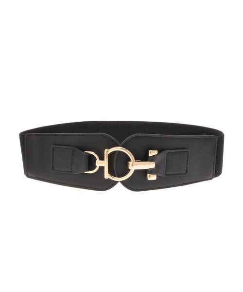 RESEXXY（リゼクシー）の「ワイドゴムベルト（ベルト・レディース・アイボリー/ブラック/ブラウン・FREE）」の12枚目の写真