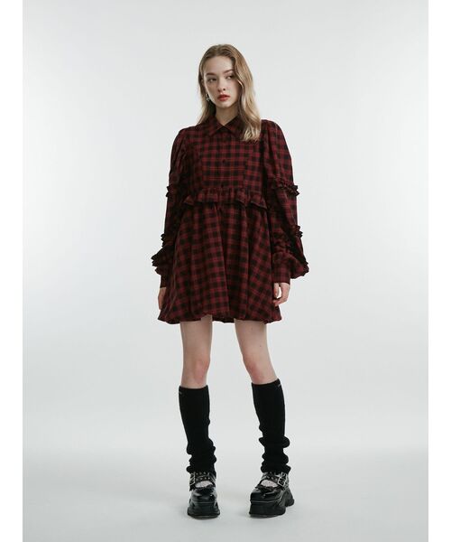 jouetie（ジュエティ）の「ニットレッグウォーマー（レッグウォーマー・レディース・アイボリー/ブラック/グレー・FREE）」の21枚目の写真