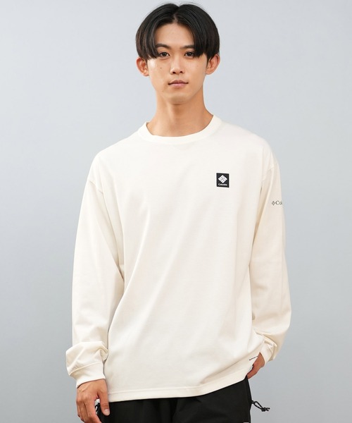 Columbia（コロンビア）の「columbia/コロンビア FORTMORNING GRAPHIC L/S T ロンT/長袖Tシャツ バックプリント 吸湿速乾 紫外線防止 PM0578（Tシャツ/カットソー・メンズ・ダークベージュ/ホワイト/ダークグレー/グリーン・XL/L/M/S）」の5枚目の写真