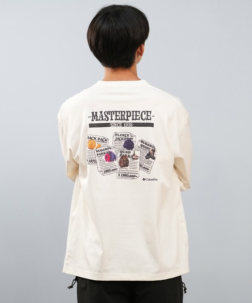 Columbia（コロンビア）の「columbia/コロンビア FORTMORNING GRAPHIC L/S T ロンT/長袖Tシャツ バックプリント 吸湿速乾 紫外線防止 PM0578（Tシャツ/カットソー・メンズ・ダークベージュ/ホワイト/ダークグレー/グリーン・XL/L/M/S）」の7枚目の写真