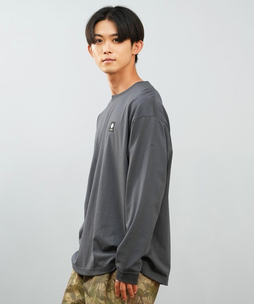 Columbia（コロンビア）の「columbia/コロンビア FORTMORNING GRAPHIC L/S T ロンT/長袖Tシャツ バックプリント 吸湿速乾 紫外線防止 PM0578（Tシャツ/カットソー・メンズ・ダークベージュ/ホワイト/ダークグレー/グリーン・XL/L/M/S）」の12枚目の写真
