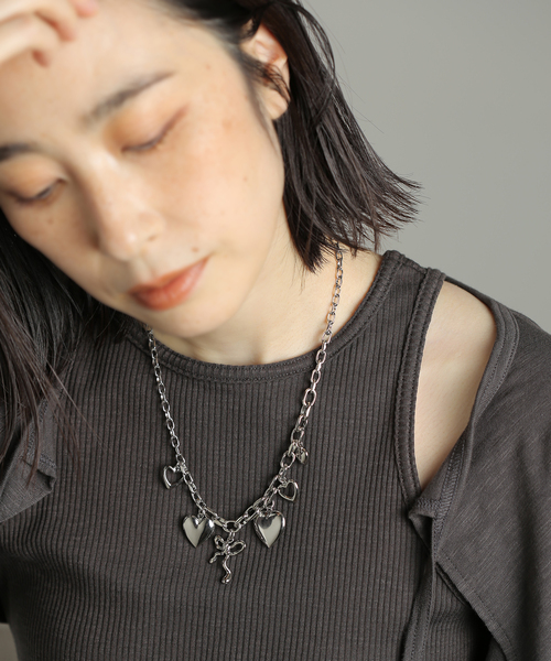 Soierie（ソワリー）の「【Soierie/ソワリー】Innocent heart necklace（ネックレス・レディース・シルバー・FREE）」の12枚目の写真