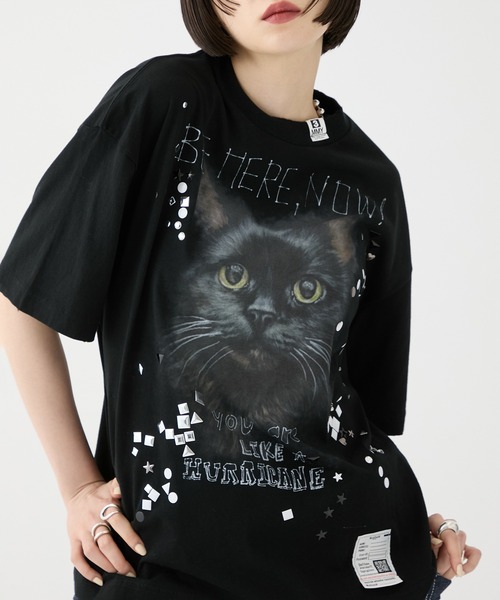 tシャツ 「MIHARA YASUHIRO/ミハラヤスヒロ」EMBELLISHED DISTRESSED TEE/エンベリッシュドディストレストTシャ Maison MIHARA YASUHIRO（メゾンミハラヤスヒロ）の「【MIHARA