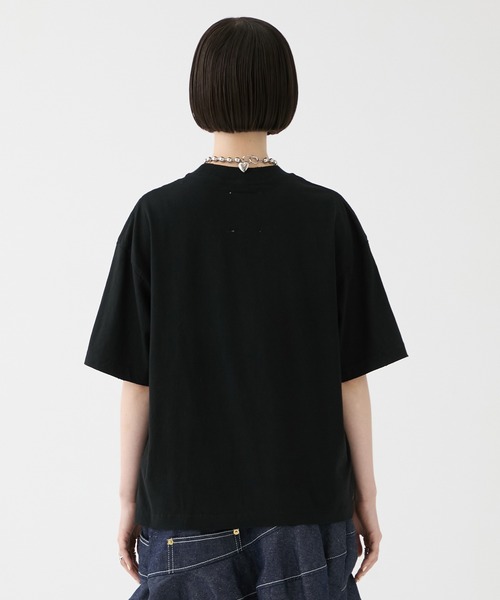Maison MIHARA YASUHIRO（メゾンミハラヤスヒロ）の「【MIHARA YASUHIRO/ミハラヤスヒロ】EMBELLISHED DISTRESSED TEE/エンベリッシュド ディストレスト Tシャツ（Tシャツ/カットソー・レディース・ホワイト/グレー/ブラック・36）」の12枚目の写真