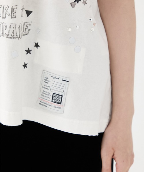 Maison MIHARA YASUHIRO（メゾンミハラヤスヒロ）の「【MIHARA YASUHIRO/ミハラヤスヒロ】EMBELLISHED DISTRESSED TEE/エンベリッシュド ディストレスト Tシャツ（Tシャツ/カットソー・レディース・ホワイト/グレー/ブラック・36）」の15枚目の写真