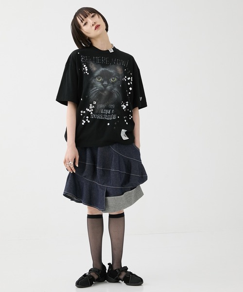 Maison MIHARA YASUHIRO（メゾンミハラヤスヒロ）の「【MIHARA YASUHIRO/ミハラヤスヒロ】EMBELLISHED DISTRESSED TEE/エンベリッシュド ディストレスト Tシャツ（Tシャツ/カットソー・レディース・ホワイト/グレー/ブラック・36）」の18枚目の写真
