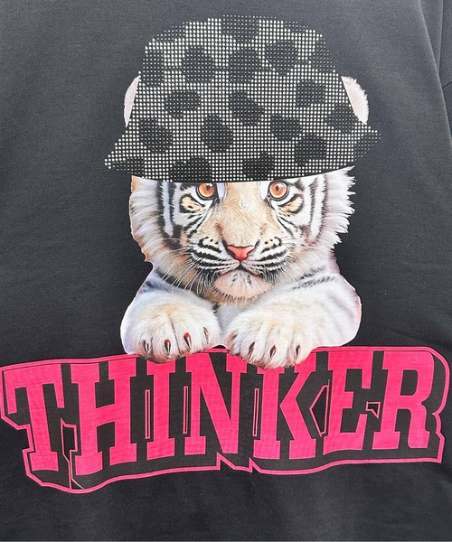 GORGE(ゴージ)の「《ラインストーンロゴ×ビッグT》映え確トップス(Tシャツ/カットソー・レディース・ブラック系その他/ホワイト系その他/ホワイト系その他2/ブラック系その他2・F)」の16枚目の写真