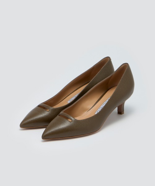 PELLICO(ペリーコ)の「ANDREA アネッリ キャビア パンプス 4.5cm TAUPE(パンプス・レディース・グレイッシュベージュ・38/36/37/37.5/39/40/38.5/39.5/35)」の1枚目の写真